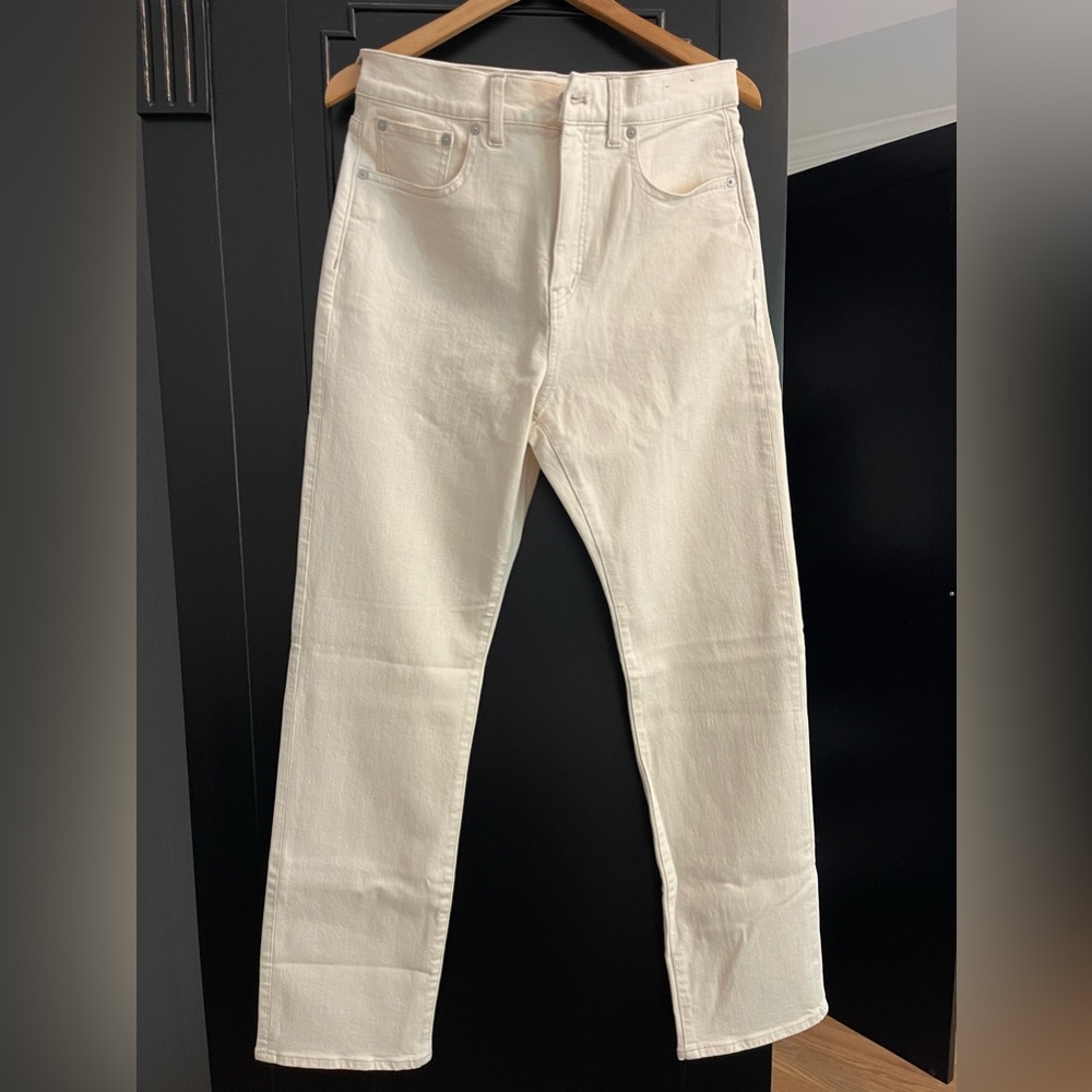 Madewell Women's Straight Leg Jeans in Cream
